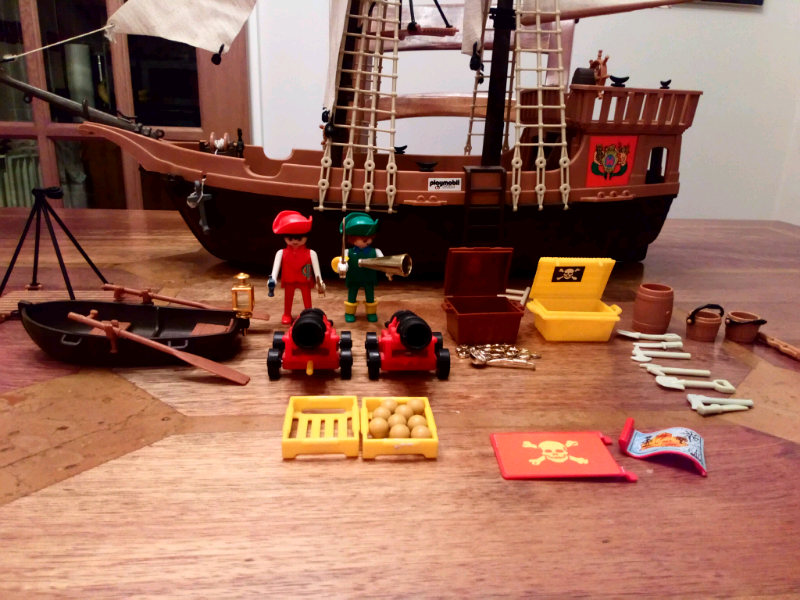 playmobil pirate ship 1980s